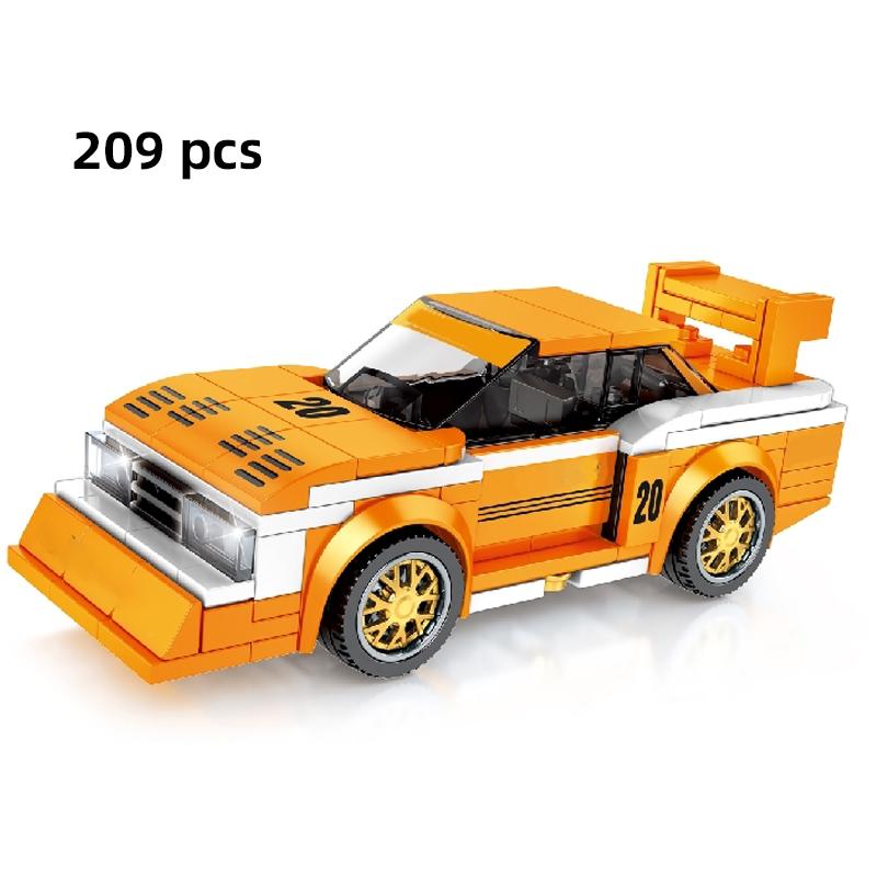 Speed Super Race Car Racing Rally Model Building Blocks Sports Kits City Classic Great Vehicle Kids Toys Technique
