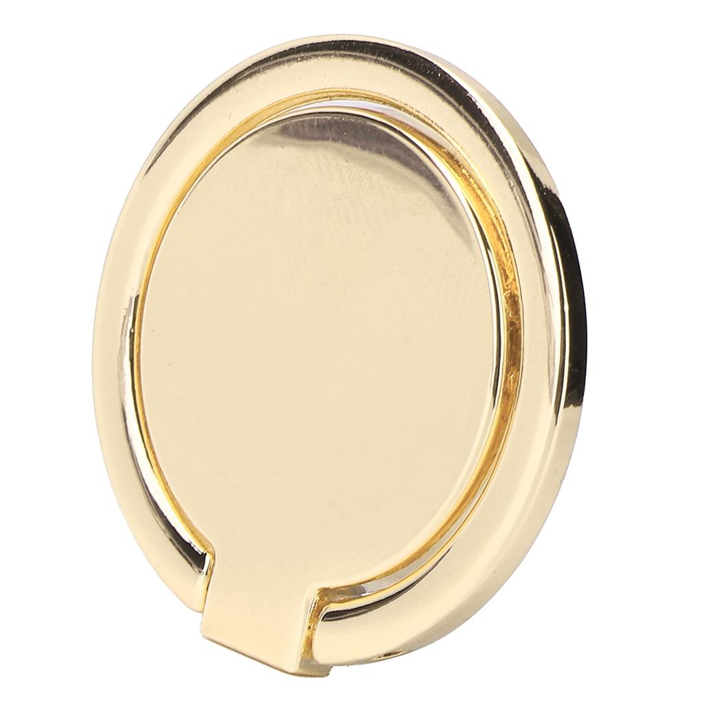 Mobile Phone Finger Ring Grip 360 degrees Rotation Metal Phone Holder for Magnetic Car MountGold