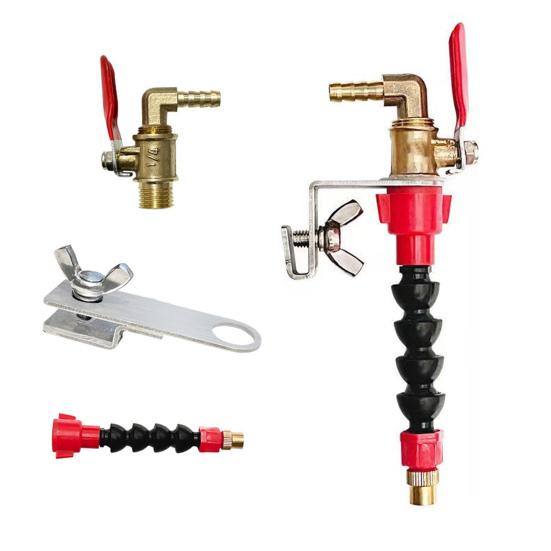 Buse de dépoussiérage, brouillard de liquide de refroidissement, améliore la coupe, prolonge la durée de vie de la section, résistant à la corrosion, large application, accessoire de machine de découpe par aspersion