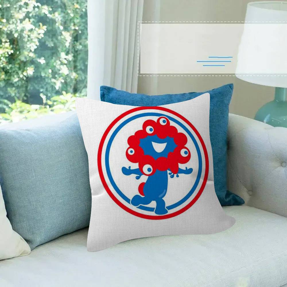 Cartoon M-Myaku-Myaku Personalized Pillow Dust Cover Bedroom Kids Party Decoration Pillowcase Birthday Children Gift
