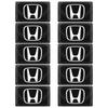 Car Hot 2025 5/10Pcs Carbon Fiber Steering Wheel Car Logo Emblem 3D Stickers for Honda Civic Accord CRV HRV Fit Jazz City Odysse