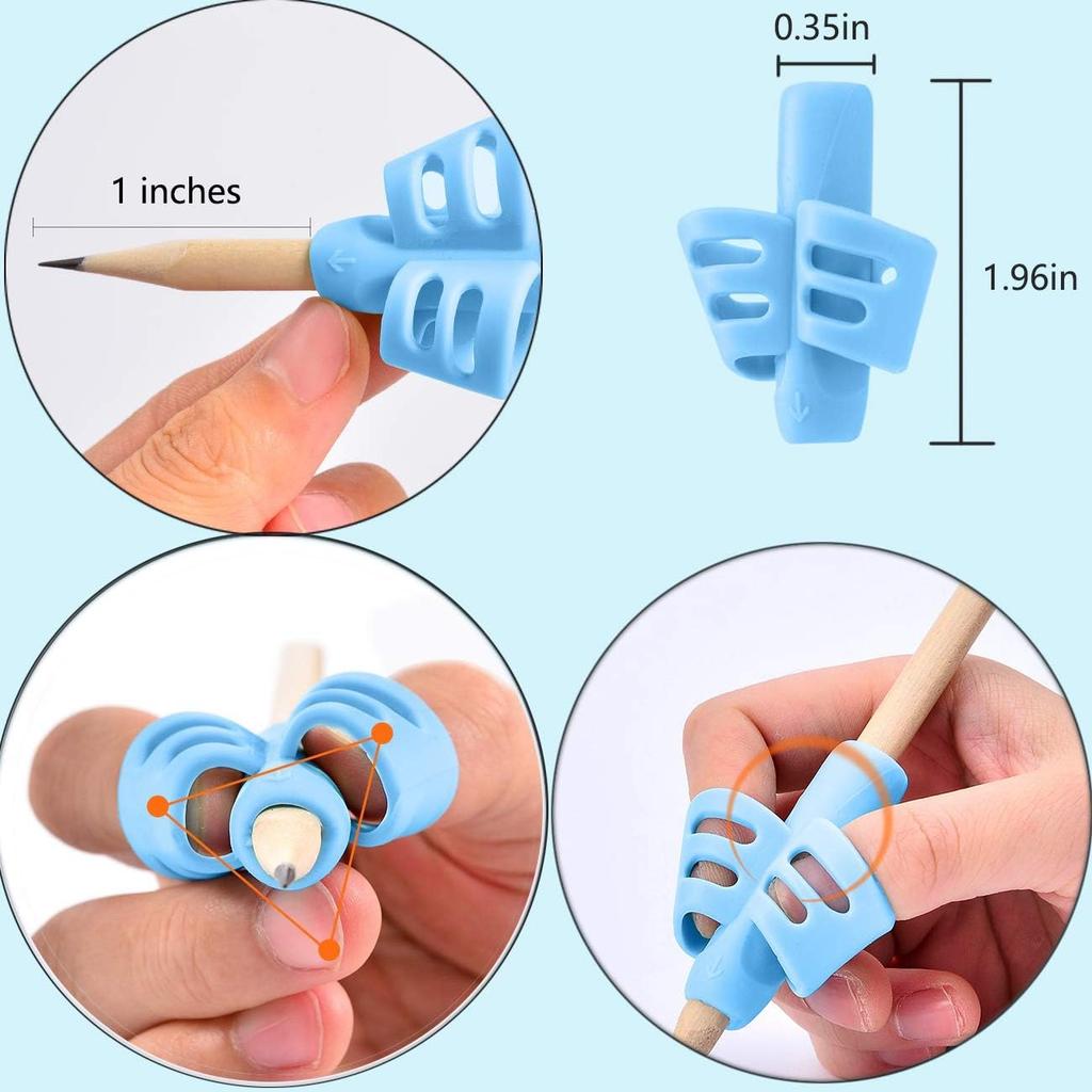 Pencil Grips for Kids Handwriting Pencil Gripper Pencil Holder Posture Correction Training Writing AIDS for Preschooler Kids Toddler