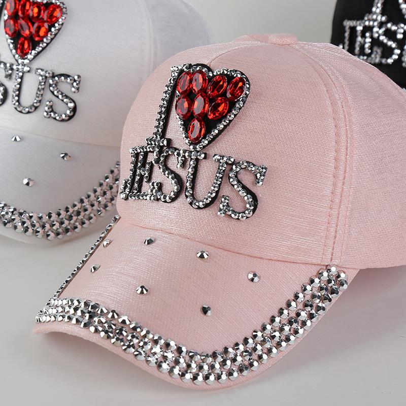 Women's Sparkling Baseball Cap, Rhinestone Studded Brim Sun Hat For Daily Outdoor Use, Cool & Stylish Design, Adjustable Fit