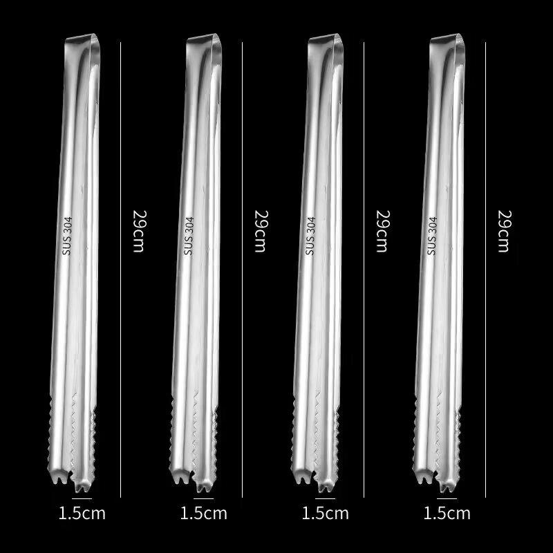 Multi-functional 304 Stainless Steel Food Tongs