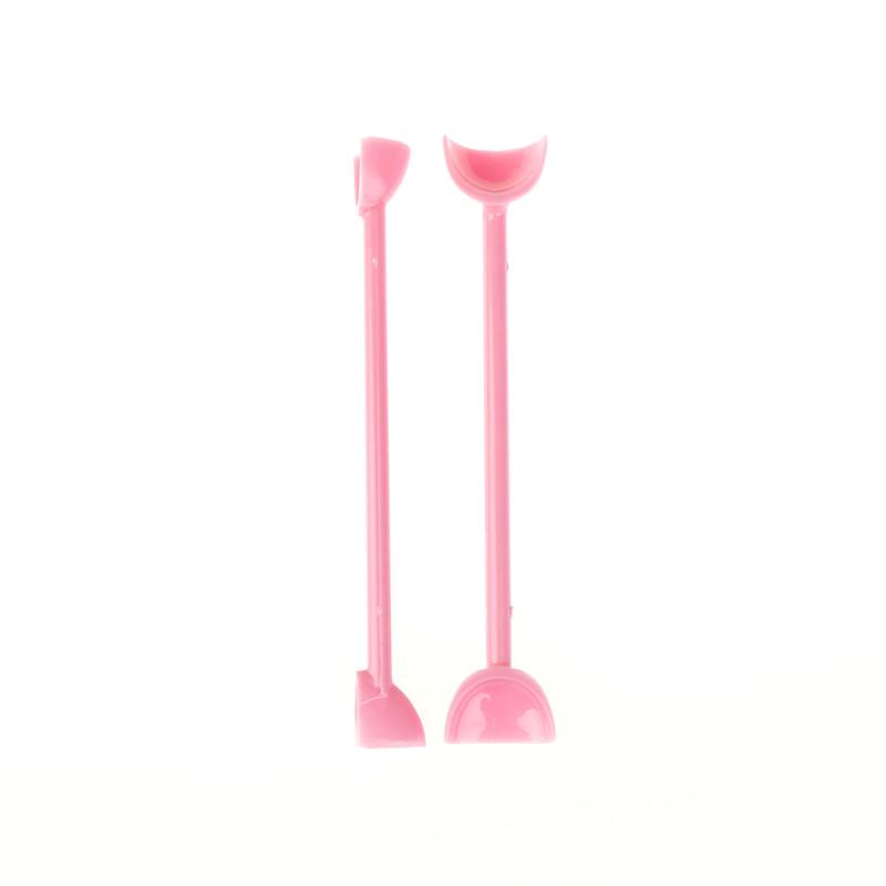 2Pcs Radian Wrinkle Mold Tool Plastic Fondant Cutter Cake Mold Decorating Tool
