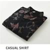 Japanese Fashion Men Long Sleeve Printed Shirts Spring and Summer New Men Tops Youth Streetwear