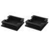 ABWR-75Mm X 75Mm Plastic Square Caps Tube Pipe Inserts End Blanking 12 Pcs