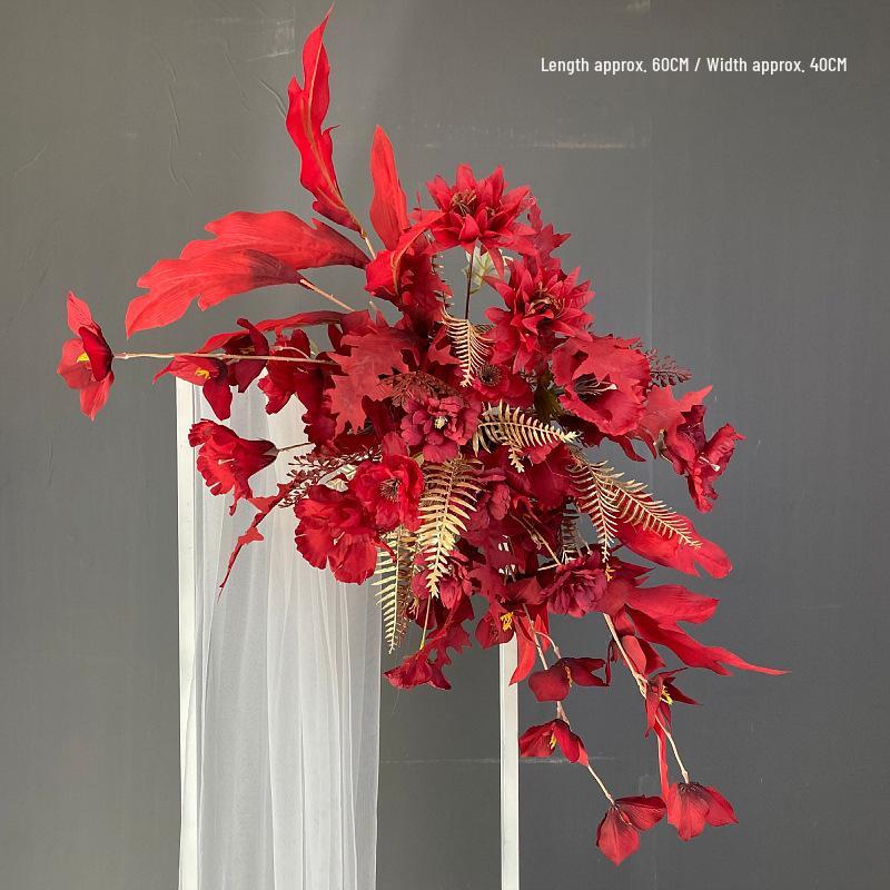 Artificial Wedding Venue Floral Decor for Aisle, Stage, and Reception