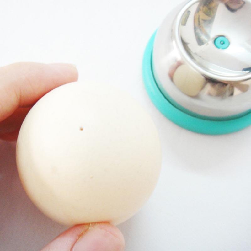 Perforador de Huevos Aguja de Acero Inoxidable Perforador de Agujeros para Huevos Escalfador de Huevos Agujero de Resistencia Separador Herramienta de Cocina de Panadería para Huevos Crudos