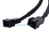 Y5GD Pwm Fan Splitters Extension Cable 3Pin Fan Extention Cables Computer Case Mainboard Power Cables Connectors Enduring