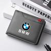 Leather Car Logo Wallet Credit Card Coin Bag Portable Purses For BMW 1 2 3 5 7 Series X1 X3 X4 X5 X6 E46 E90 E60 F10 G20 G30 F15 bzvm78