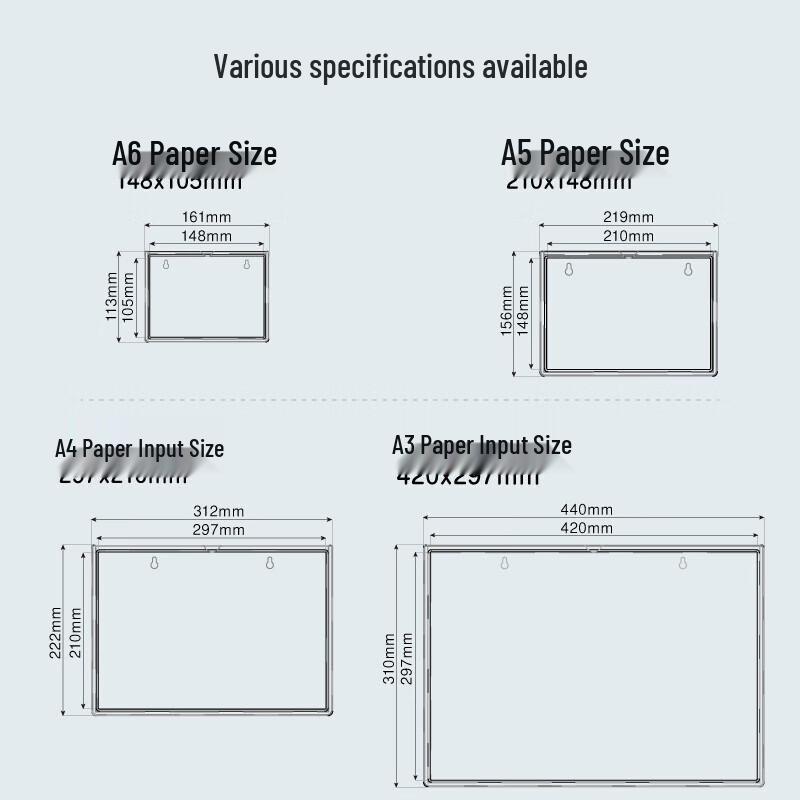 Magnetic A4 Document Display Sleeves