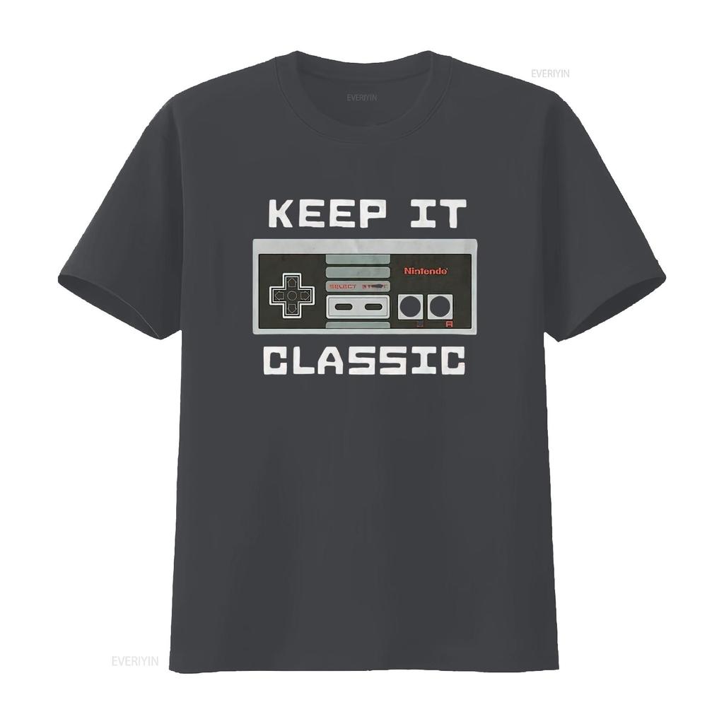 Men S Keep It Classic T Shirt Black 2X Large vintage Washed Comfortable streetwear Stylish graphic Stretched homme Breathable