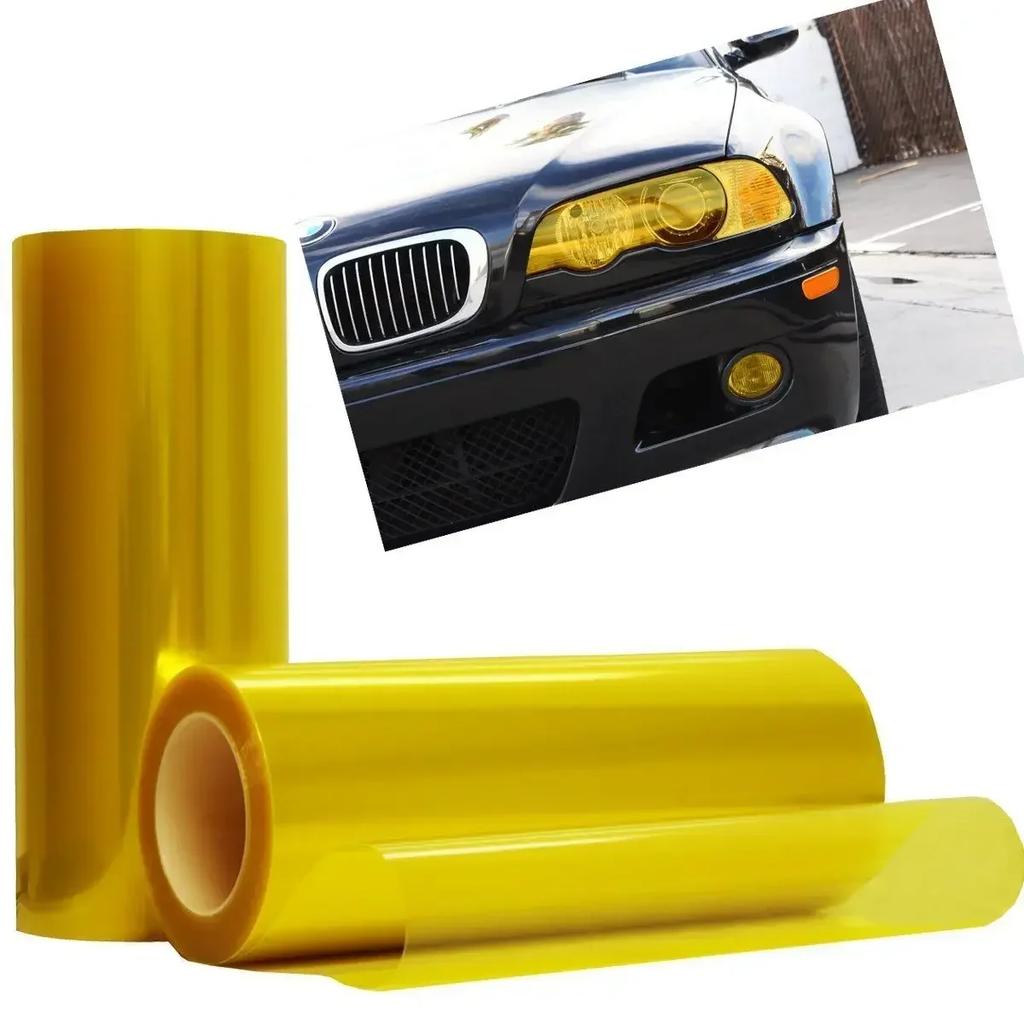 Car Headlight Film Vinyl Self Adhesive Sticker for Car Smoke Fog Light HeadLight Taillight Colored Wrap Films 30x60cm