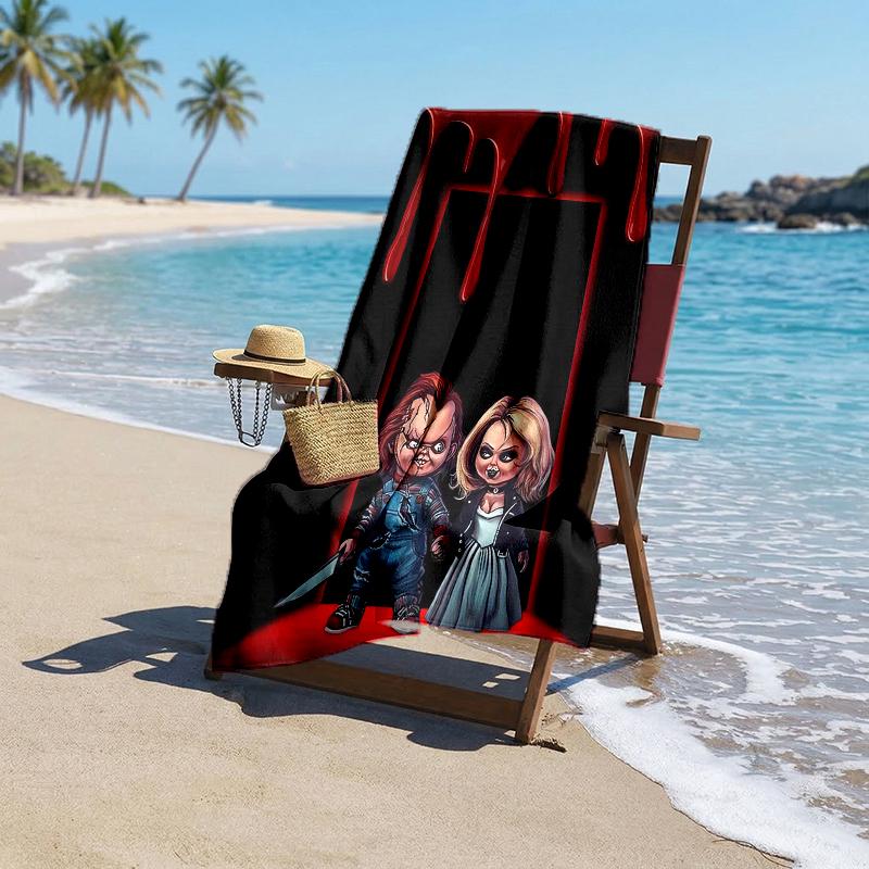 Chucky Fashion Beach Towel: Ideal for Summer Adventures Soft, absorbent and quick drying suitable for swimming and bathing