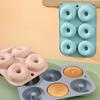 Fırın Air Fryer için 6 Adet Silikon Pişirme Kalıbı Seti Kare Donut Muffin Tost Ekmek Kalıbı Yapışmaz Kolay Çıkarılabilir Temel Ev Pişirme Seti