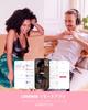 LOVENSE Vibe Lush 2 Vibrator Smartphone connectivity Music connectivity distance sex Ultra vibrator Solo masturbation Collaborative masturbation