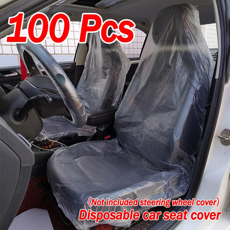 50Pcs Disposable Car Seat Covers Protective Cover for Beauty Repair Waterproof Care Cleaning Beauty Car Seat Protector Universal