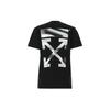 Liquid Melt Arrows Casual Tee Black/Grey Women Tops OWAA049R21JER0011009