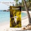 Zlatan Custom Name Printed Beach Towel Personalized Soft Towel For Swimming Beach Travel