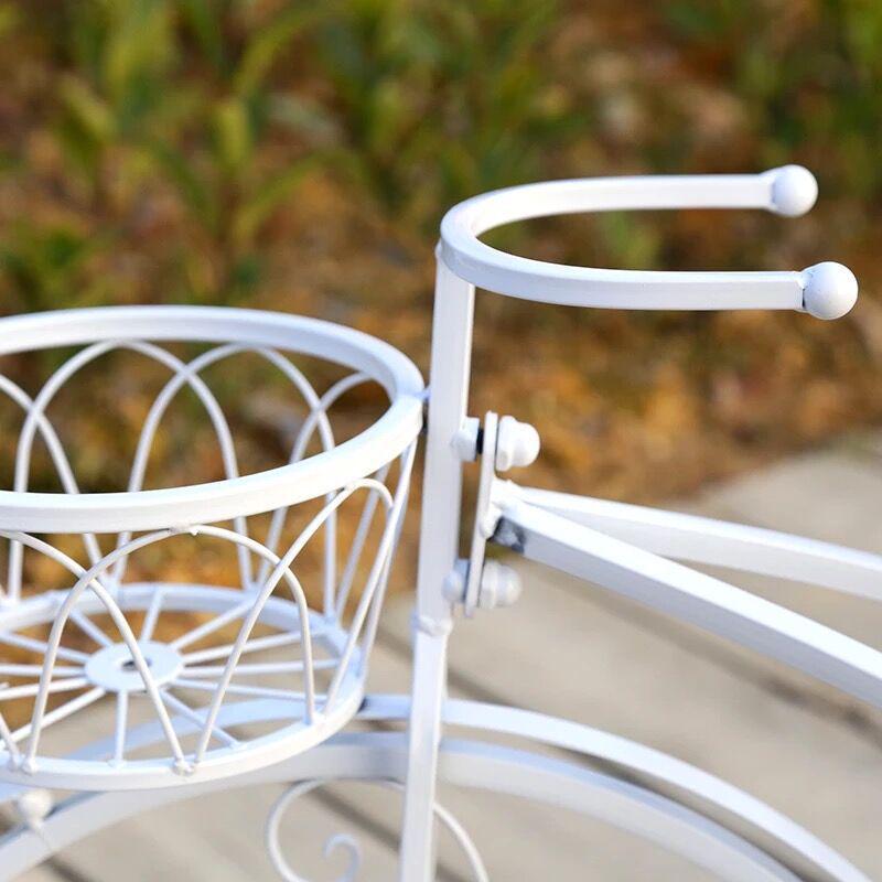Iron Art Bicycle Flower Stand Wedding and Photography Decoration