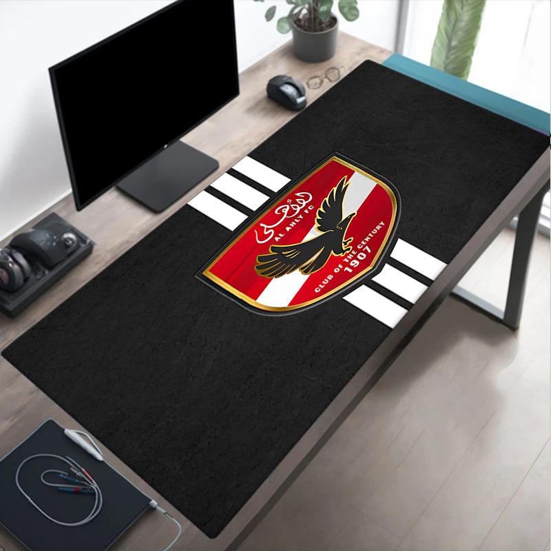 Al Ahly Fc Crest Design Mouse pad Mouse pad, Gaming Mouse Pad, keyboard pad, Desk Decor for computer notebook Fan Gift Birthday Gift