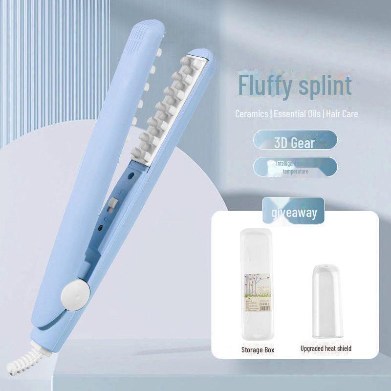 

Зажим для придания объема корням волос для пушистой завивки и химической завивки синий