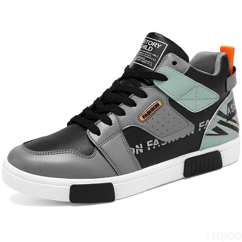 Frühling Herbst Neue Modische Vielseitige High-Top-Sneaker minimalistisch Bequeme Board-Schuhe Lässige Sportschuhe