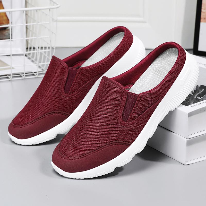 Half Slippers for Women Spring New Shoes Home Soft Bottom Casual Lazybones' Shoes