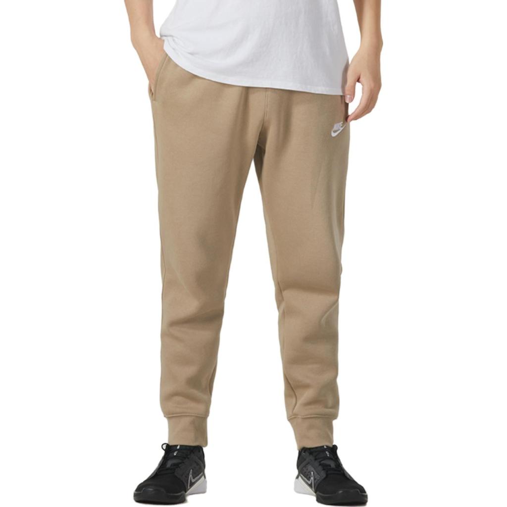 Nike Sports Life Collection Casual Pants Men's Khaki Thickened And Fleece Lined Cuffed Pants BV2672-247