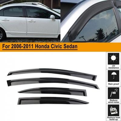 Fensterdeflektoren Sonnenschutz Regenschutz Lüftungsschirm Für 2006-2011 Honda Civic Limousine 4-türig
