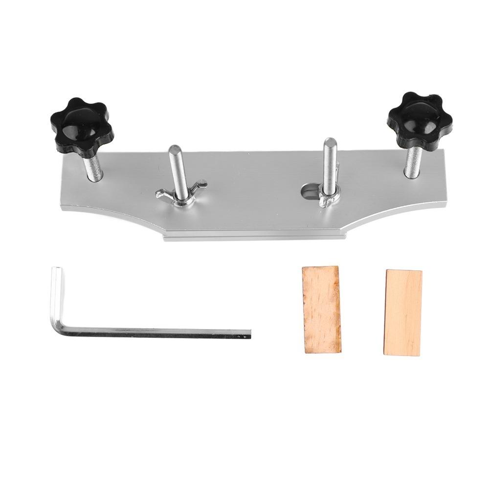 Wrench Included Bridge Repair Fixture Silver Acoustic Bridge Clamp Guitar Repair Maintenance
