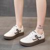 First layer cowhide German training shoes women's versatile thick baseplate shoes 2025 spring and summer new breathable and lightweight casua