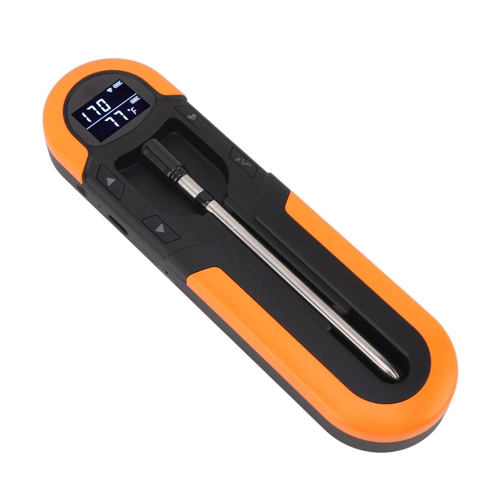 Wireless Meat Thermometer with Timer Smart Alarm IP66 Magnetic 500mAh Bluetooth Meat Thermometer