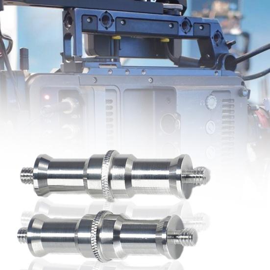 Screw Converter Glossy Anti-corrosion 3/8 to 1/4 1/4 to 1/4 Tripod Male to Male Threaded Screw for Selfie Stick