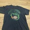 Tricou Vintage Y2K Harley-Davidson Dragon Mărime Mare FRIEZE IL Motociclist Negru
