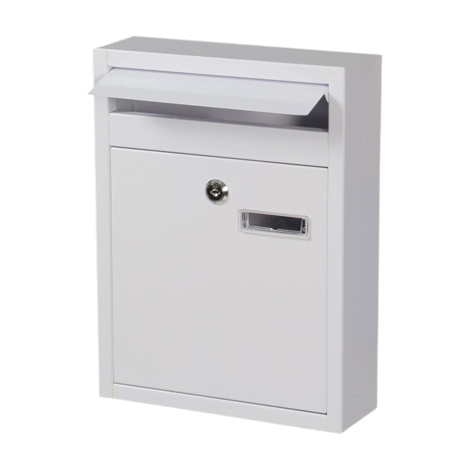 

Настенный почтовый ящик для газет, журналов, ящик для голосования на крыльце белый