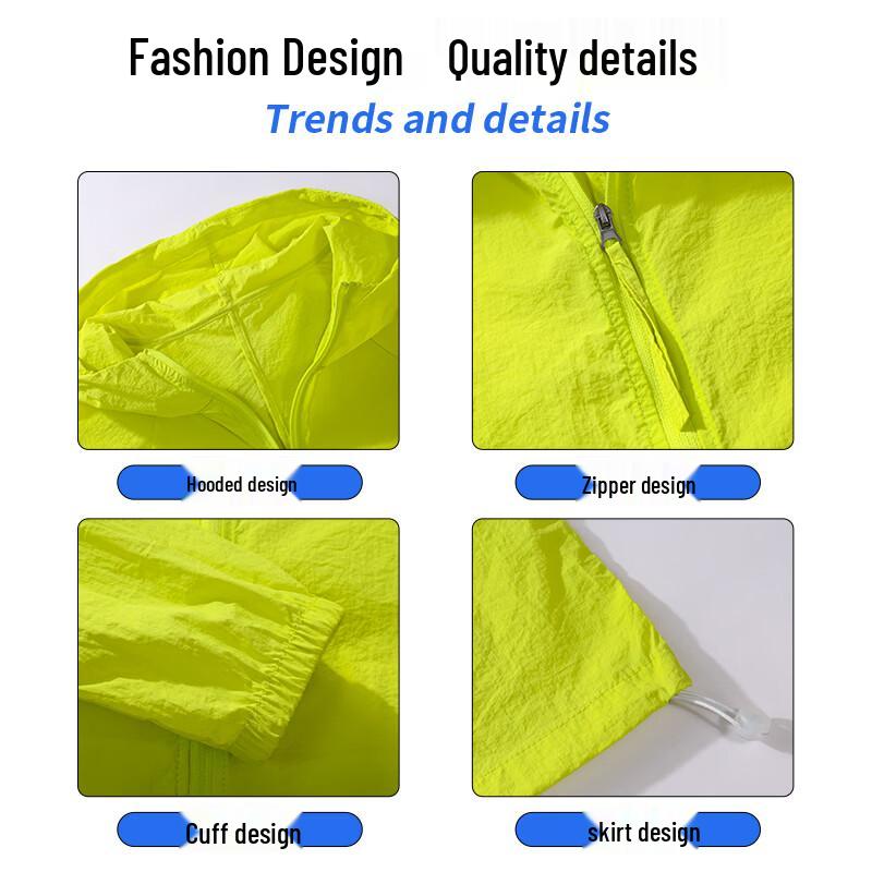 MEDE Men's Hooded Summer UV Protection Jacket
