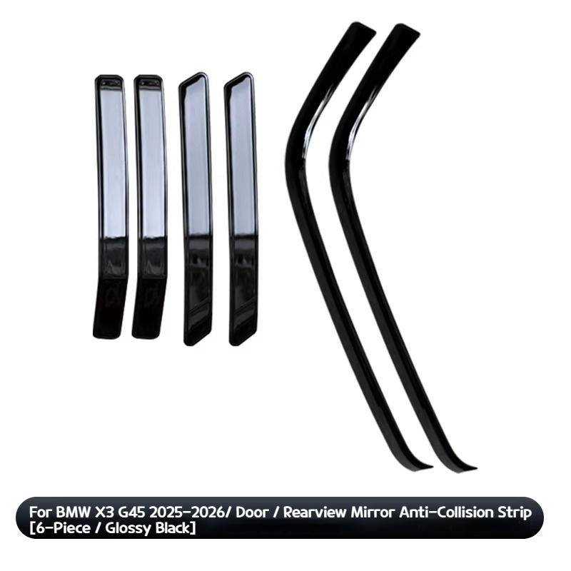 For BMW X3 G45 2025-2026 Car Rearview Mirror Anti-scratch Car Door Anti-collision Strip for Body Anti-scratch Decorative Items