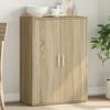 Vidaxl Cabinet, Sonoma Oak, 60X31X84 Cm, Wood-Based Material