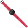 ERBORD Universal Silicone Strap 22mm, Tropic, Red / Black Buckle