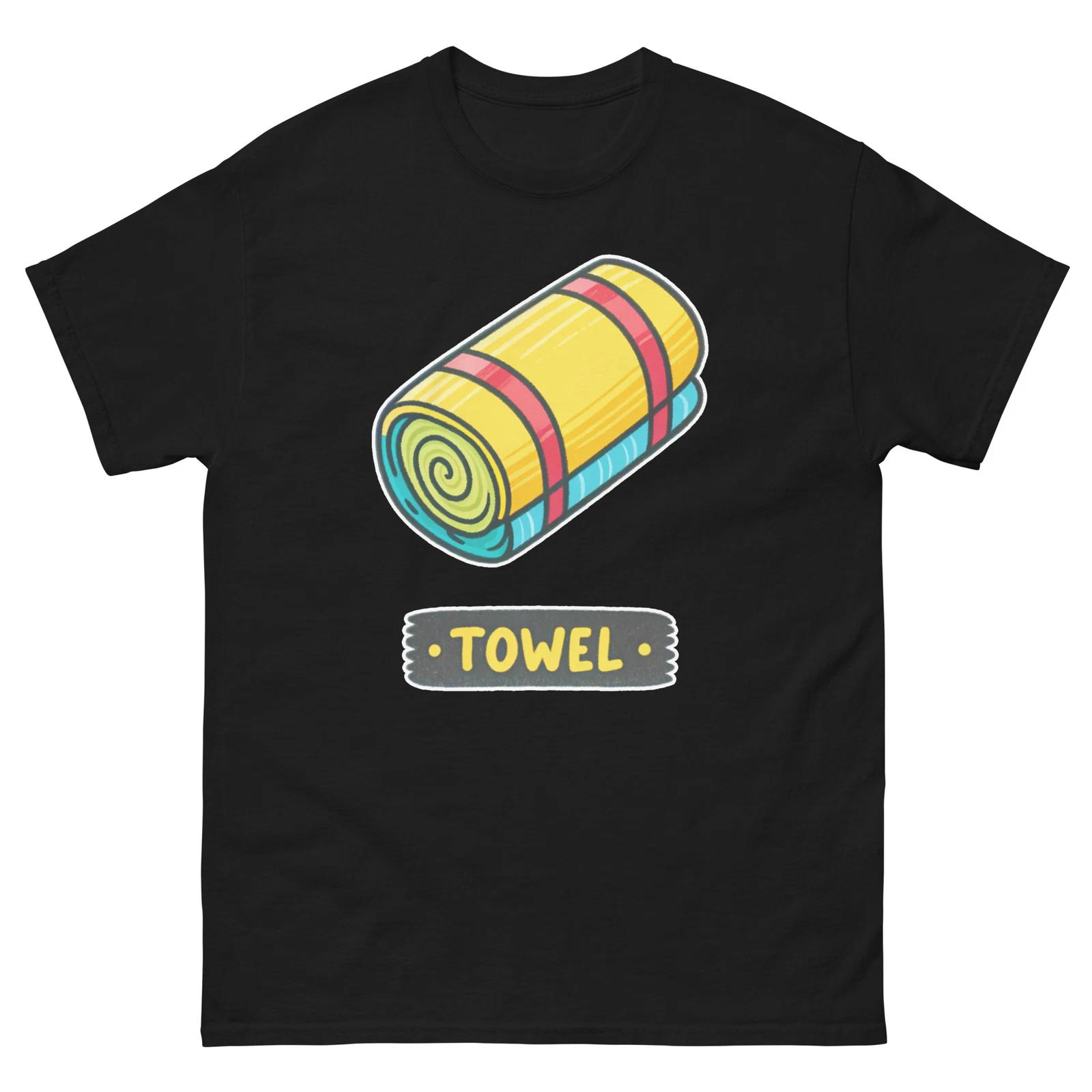 Футболка с изображением полотенца, океана, пляжа, воды, морской тематики XL