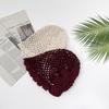 Women's and Men's Daily Flower Mesh Knit Beanie Hat