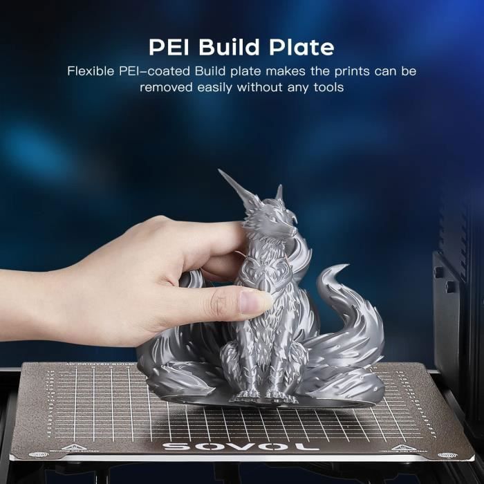 Sovol SV06 Open Source 3D Printer with All Metal Hotend, Direct Drive Dual-Gear Planetary Extruder.Bazarland30