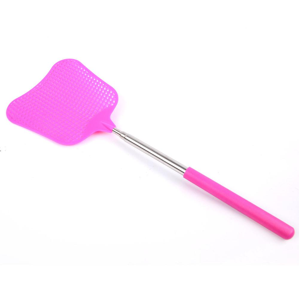 Teleskopisk Fluesmekker Plast Stor Insektsmekker som Virker med Forlengbare Håndtak i Rustfritt Stål for Innendørs og Utendørs