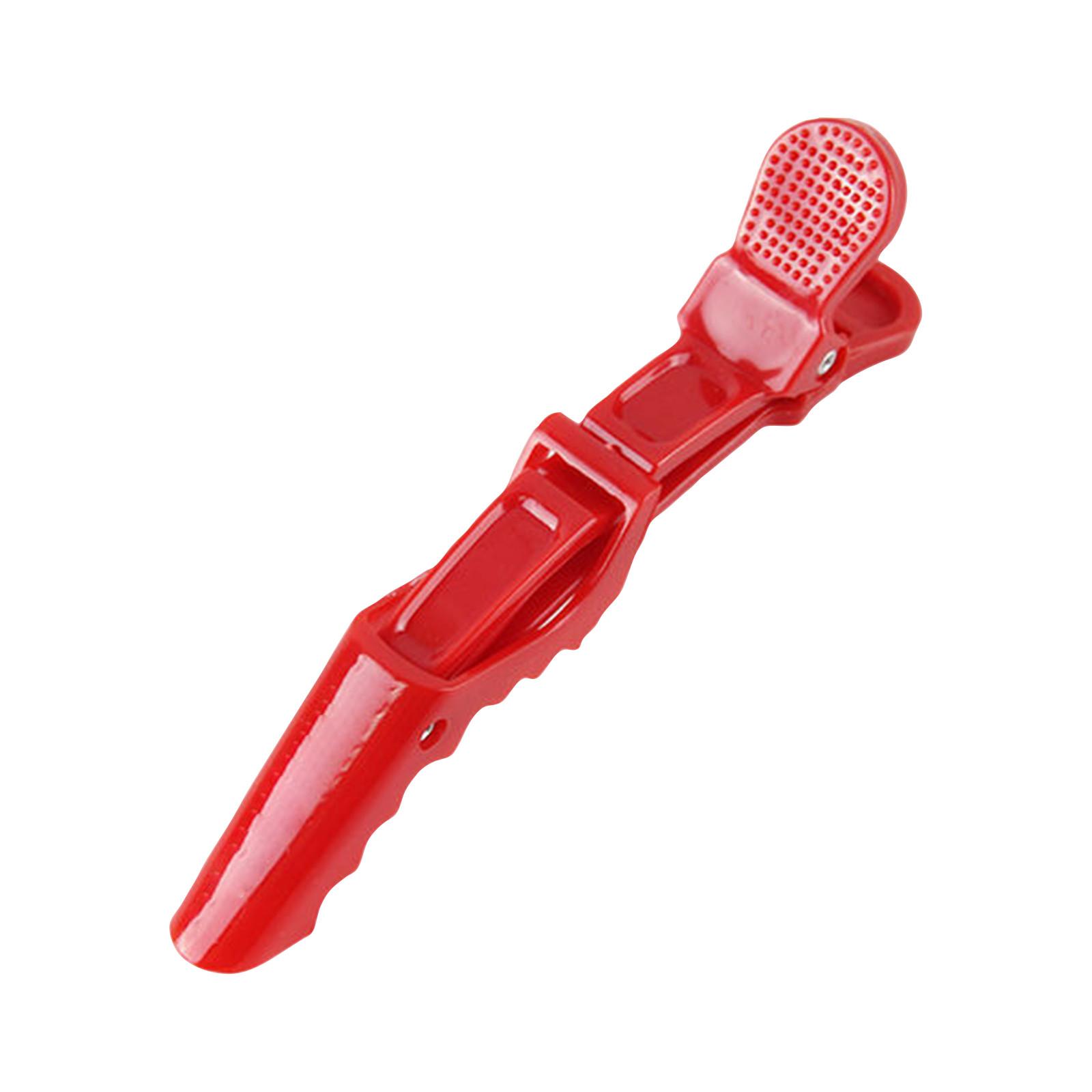 

Black -shaped Hairpin, Seamless Perm And Dyeing Partition Positioning Clip One Size червоний