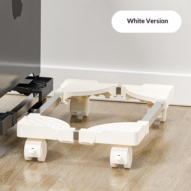 

Computer Tower Stand Adjustable Stable Mobile Cpu Tower Stand With Rolling Caster Wheels Pc Floor Riser Stand For Home Office білий