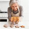 Cookie Stamps 3D Realistic Mold Cookie Making Tool Decorative Baking Supplies Wooden Cookie Pine Nut Cutter Stamps For Christmas