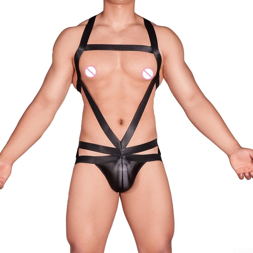 Harness Underwear Jockstrap Jumpsuits Leotard Male