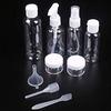 DIY Crafts 1 Set, White, Travel Bottles Set Clear Plastic Travel Bottles Toiletries Liquid Containers Refillable Travel Containers Air Flight Trave